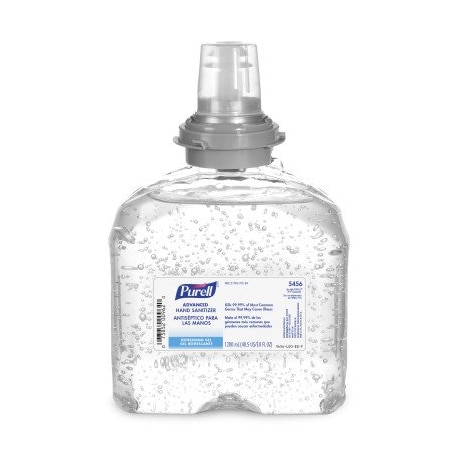 Gojo 5456-04 Purell Instant Hand Sanitizer 1200 ml refills Clear, 4PK 1298895